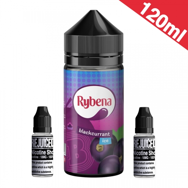 120ml Blackcurrant Ice Rybena Shortfill 120ml Blackcurrant Ice Rybena Shortfill