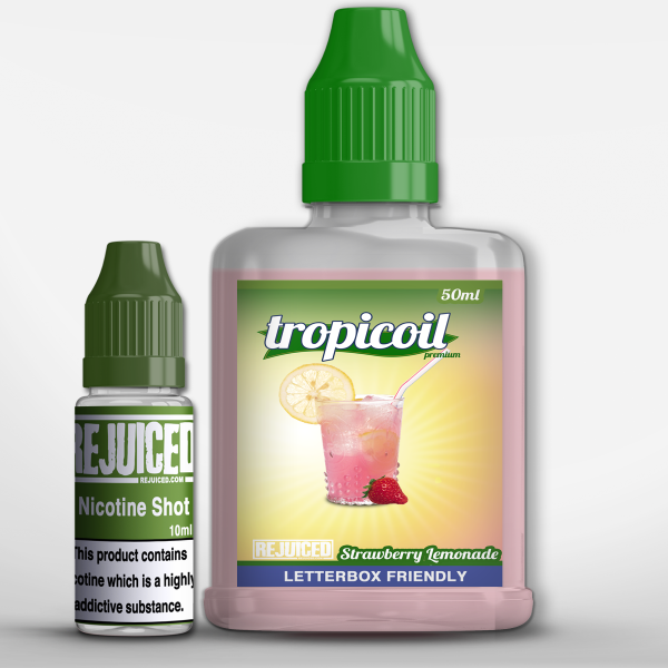 Strawberry Lemonade - 50ml Shortfill - Tropicoil Strawberry Lemonade - 50ml Shortfill - Tropicoil